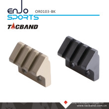 Tacband Keymod 45 grados de desplazamiento Picatinny Rail linterna / accesorio de montaje táctico linterna (3 ranuras / 1,5 pulgadas) Negro